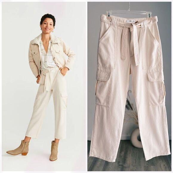 Mango Cargo Pants New